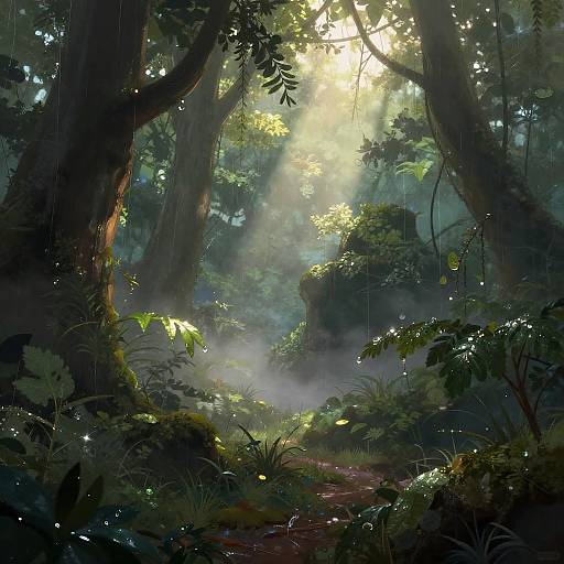 Mystical Monstaria Leaves at Dawn