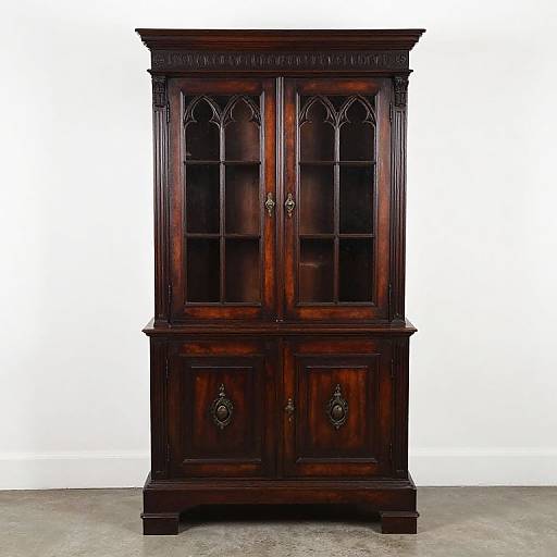 Early 20th Century Gothic Cabinet