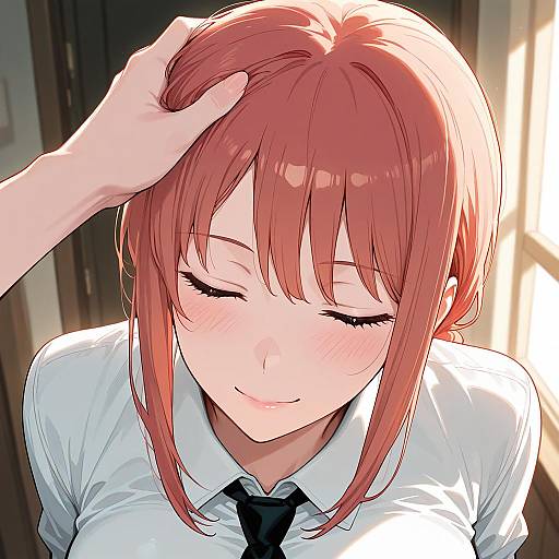 Headpat POV of Smiling Makima