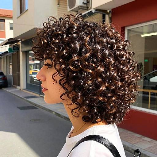 Modern Lebanese Hairstyles with Curls