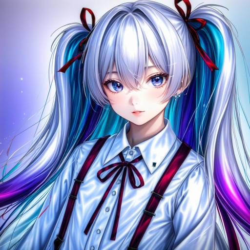 Illustration of 25-ji miku, project sekai in the style of Akeyama kitsune