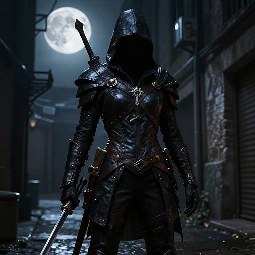 Moonlit Shadow Assassin Artwork