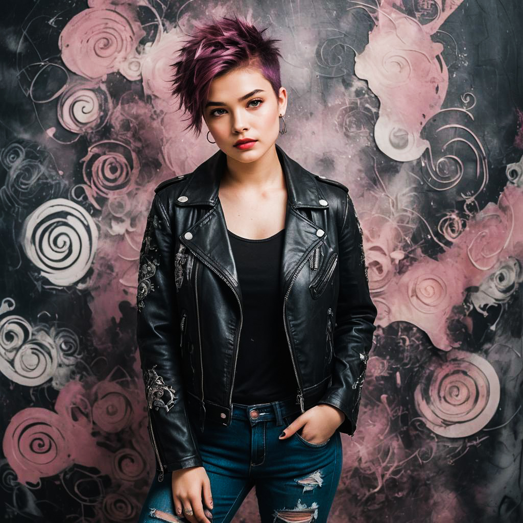 Whimsical Punk Girl Photo Shoot