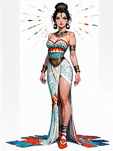 Stylish Summer Fashion in Comic Art