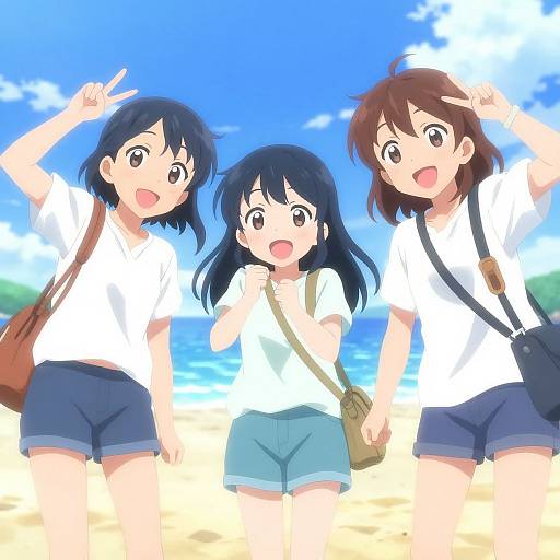 Nijigasaki Characters Beach Day