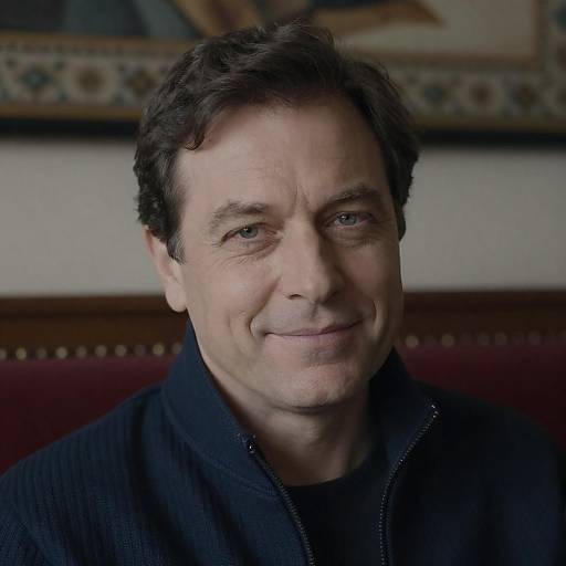 Middle-Aged Man in Relaxed Portrait