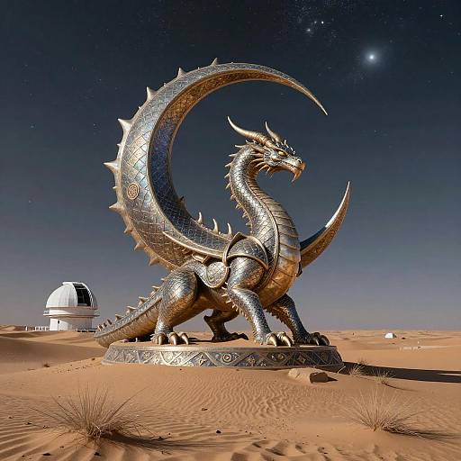 Astral Sandwyrm Oracle in Desert Observatory