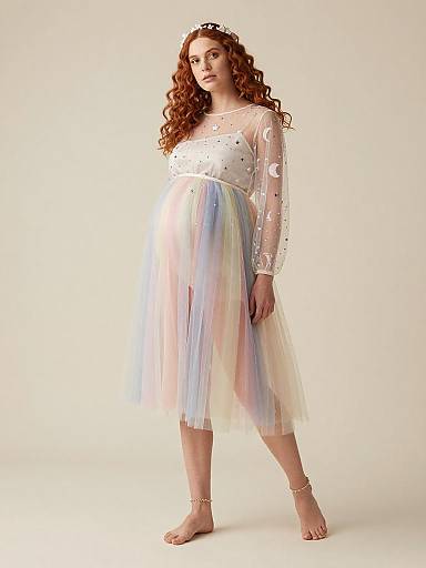 Ethereal Fairy Maternity Fashion Portrait