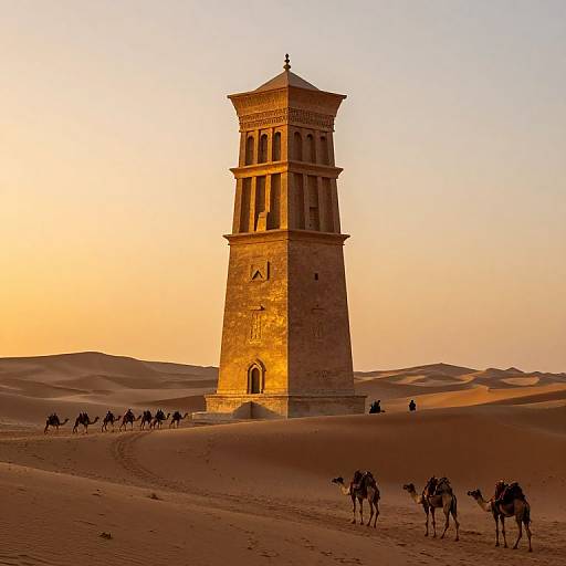 Ancient Middle Eastern Desert Tower