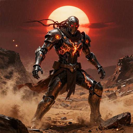 Desert Rogue Cybernetic Warrior