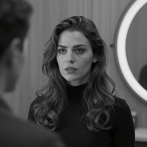 Elegant Black and White Portrait Photography