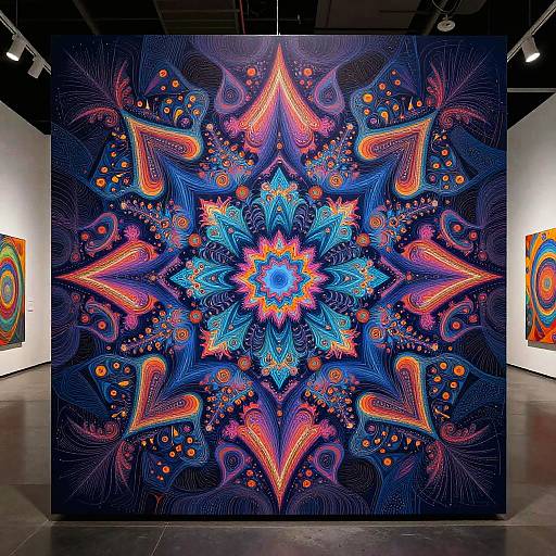 Intricate Geometric AI Art