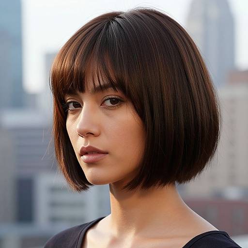 Bold Asymmetrical Bob Hairstyle