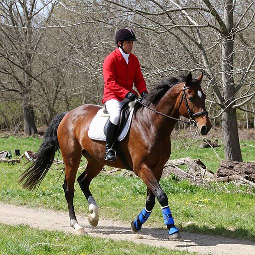 Rider Steve Guiding Sailor at Mendon Ponds