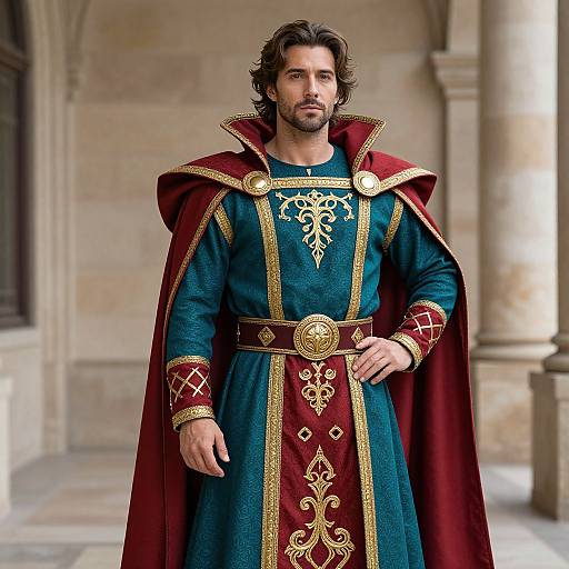 Elaborate Melchior Mayvin Cosplay Pose