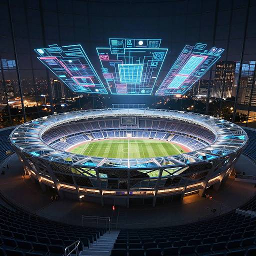 Futuristic Multi-Functional Stadium Design