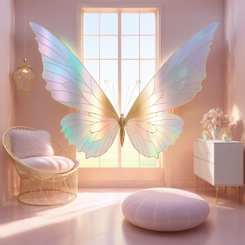 A Dreamlike Encounter with a Giant Butterfly