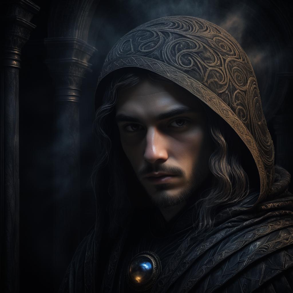 Mysterious Entity: Dark Fantasy Portrait