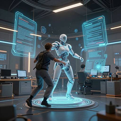 Sci-Fi AI Prompt Transformation Room