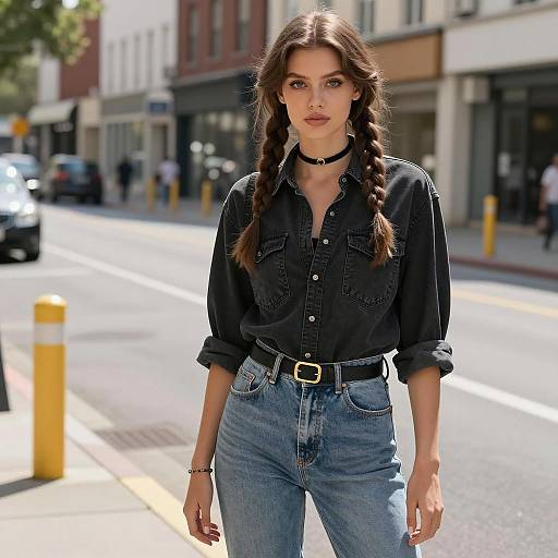 Photorealistic Grunge Aesthetic Outfit