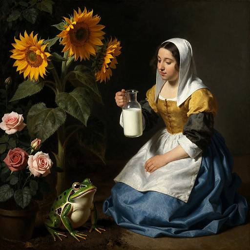 Sunflower Gardener in Royal Garden