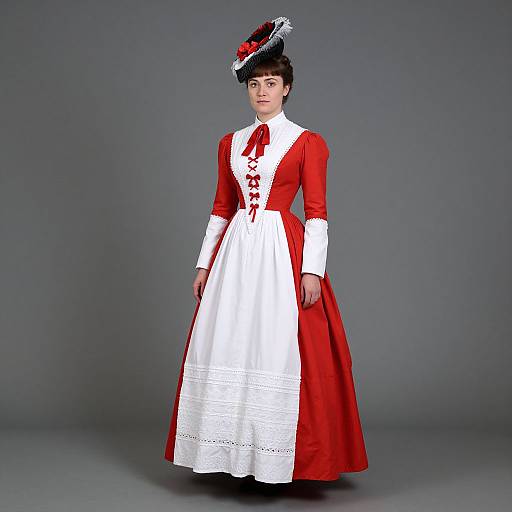 19th Century Russian Woman in Dress
