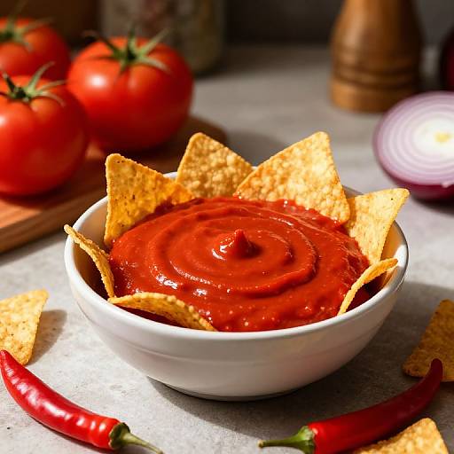 Fiery Nachos in Cozy Kitchen