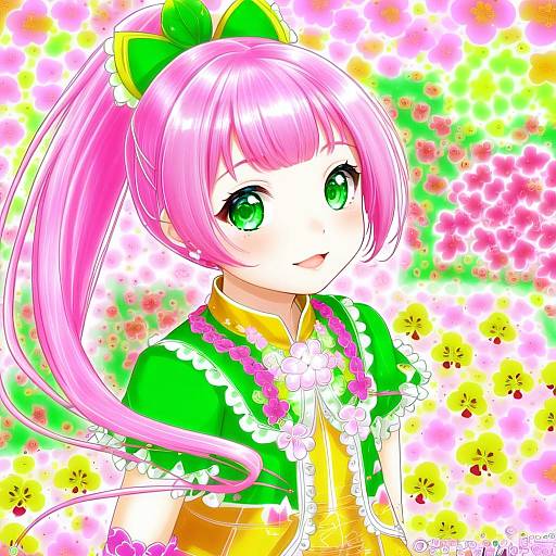 Illustration of Hana (pangya), pangya in the style of Abenattou