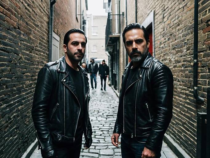 Negan Lookalike in Alleyway