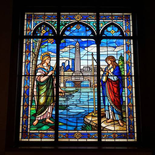 Stained Glass Museum at Navy Pier Chicago