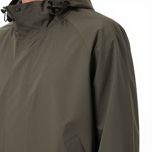 Stylish Windbreaker Close-Up Photography