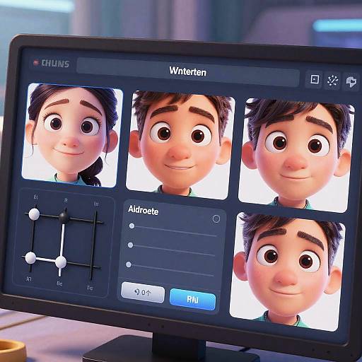 Pixar Character Generator Interface