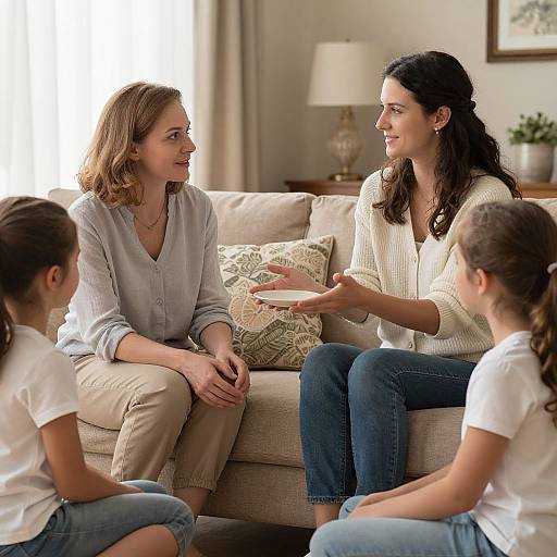 Warm Family Role Swap Scene