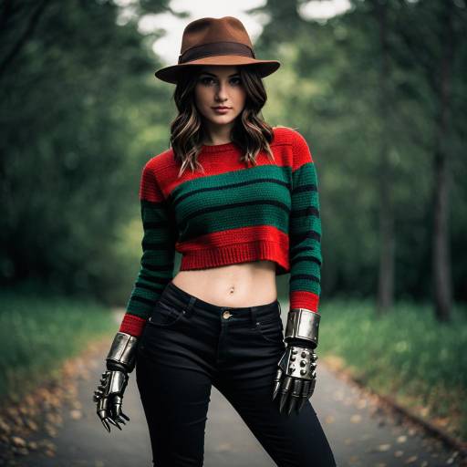 Stylish Freddy Krueger Cosplay Idea