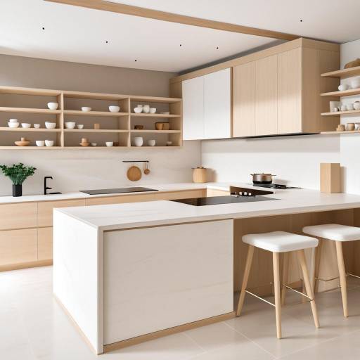 Modern Zen Kitchen with Minimalist Aesthetic