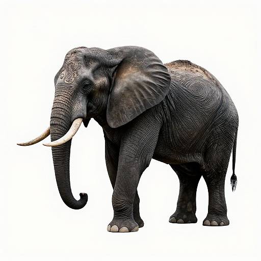 Ornate Dark Fantasy Elephant Cover