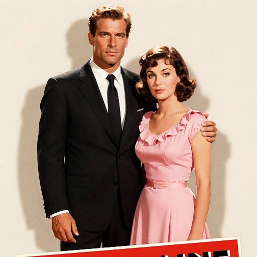 Vintage Couple in Classic Attire