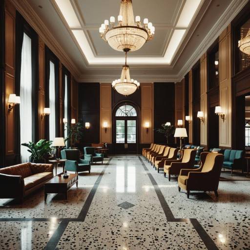 Luxurious Vintage Hotel Reception