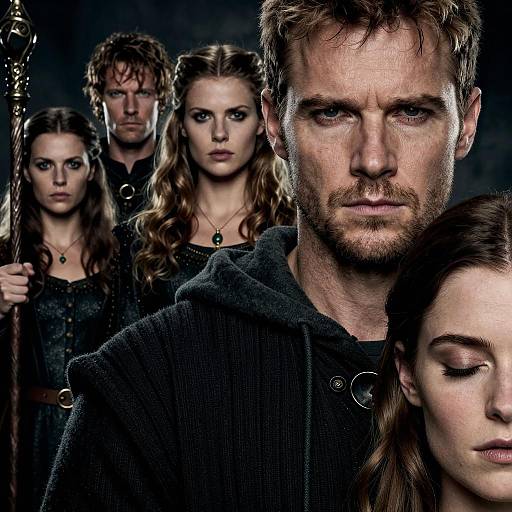 Medieval Fantasy Movie Poster Close-Up