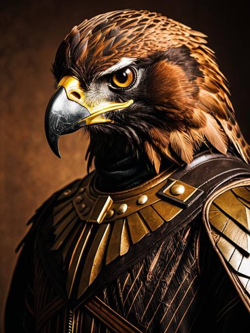 Man in Realistic Hawk MonsterVerse Costume