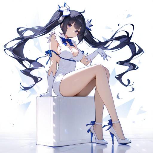 Hestia from DanMachi in Elegant Pose