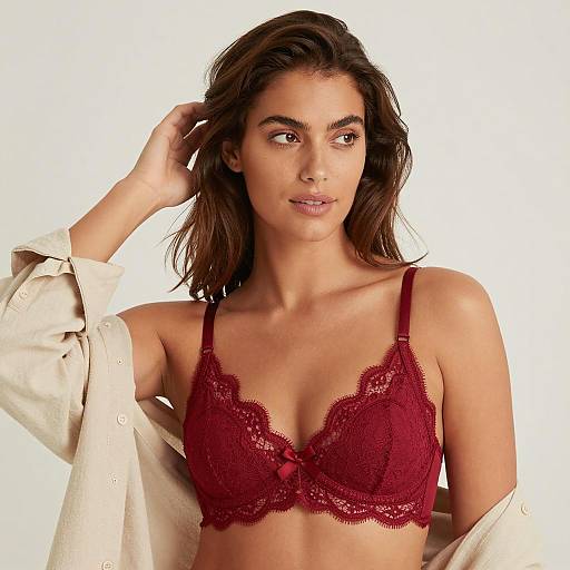 Stylish Portrait of a Woman in Lace