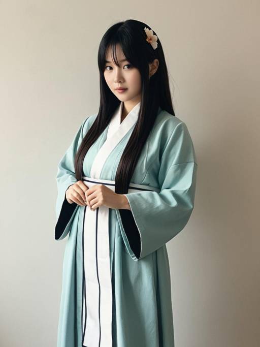 Woman in Kanae Kocho Cosplay Costume