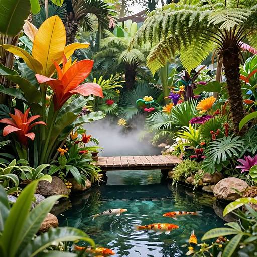 Exotic Tropical Garden Retreat