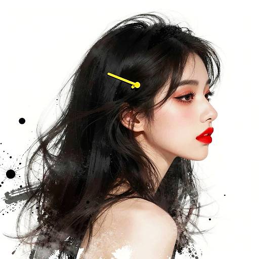 Modern Side Profile with Dramatic Contrast