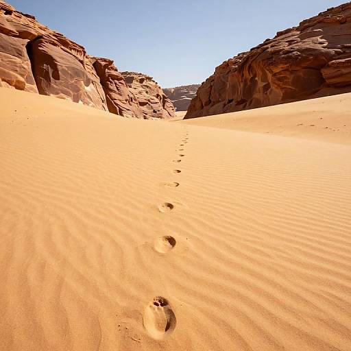 Serene Solitude in Sunlit Canyon
