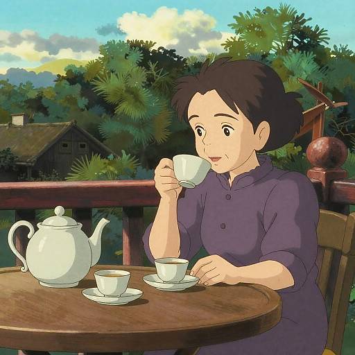 Studio Ghibli Quiet Afternoon Tea