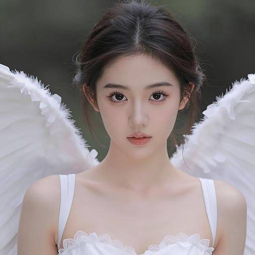 Beautiful Monchurian Angel Portrait
