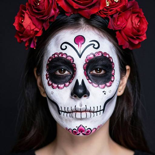 Sugar Skull Halloween Makeup Design