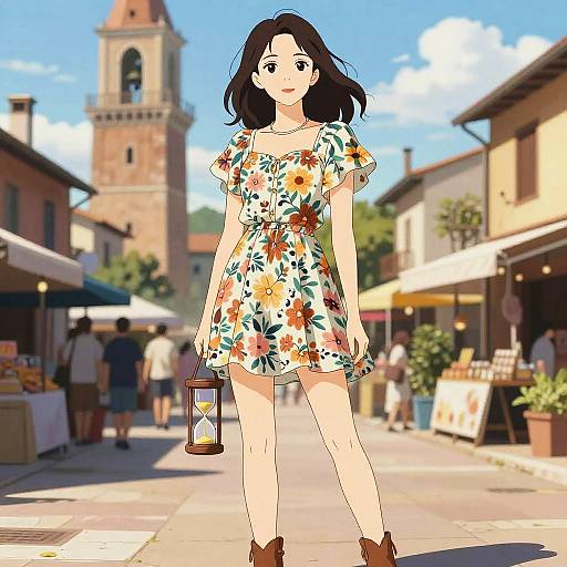 Boho Hourglass Woman by Bell Tower